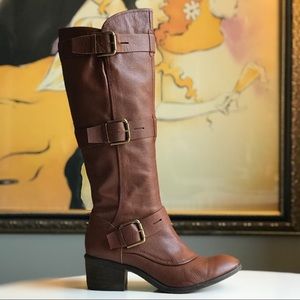 brown DONALD PLINER ‘DAX’ knee-high boot, 10M